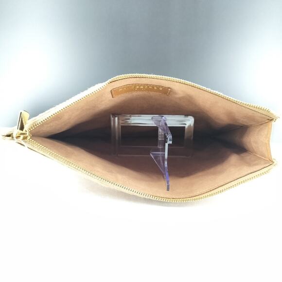 POLOGEORGIS Medium Signature Pouch With Gold Zip - Picture 5 of 14